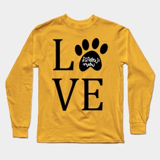 Cat paw print Long Sleeve T-Shirt